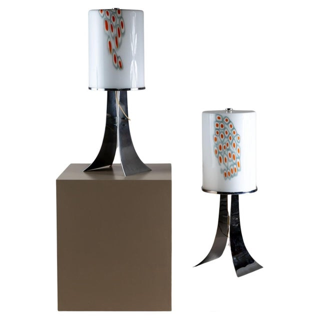 Pair of Table Lamps by Alfredo Barbini, Italy 1960s For Sale - Image 17 of 18