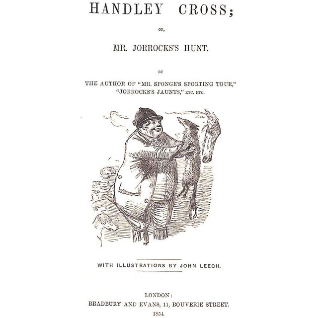 [550] pp. Bradbury and Evans 1854 8 1/2" x 5 1/2" w/ illustrations by John Leech