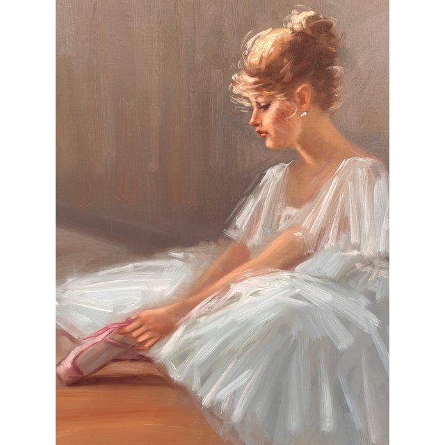 Rodriquez Salvatore, Before the Dance, 1920s, Oil Painting on Canvas, Framed For Sale - Image 4 of 5