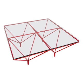 Mid-Century Modern Red Coffee Table by Paolo Piva, 1970s For Sale