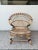 Wood Bamboo With Black Tie Side Chair For Sale - Image 7 of 9