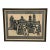 Arne Wolf Church in Fortin, Mexico Framed Wood Block Print, Circa 1962 For Sale