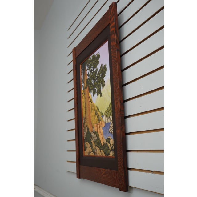 Age: Approx. 20 Years Old Details: Copy Of Frances Gearhart Original Solid Oak High Quality Construction Nice Decorative...