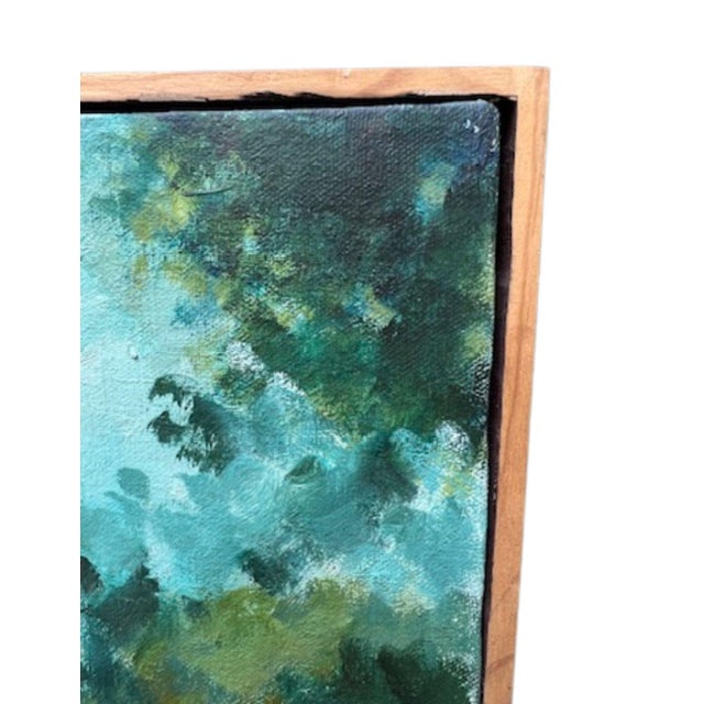Vintage Framed Impressionist Painting of Garden Pond With Rowboat, Signed "Spehar," For Sale - Image 10 of 14
