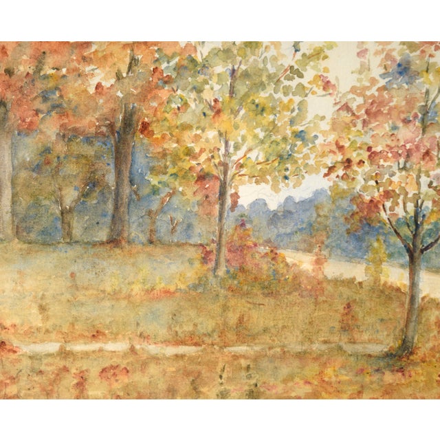 Paint Autumn by the River - Landscape by J. B. Schock For Sale - Image 7 of 8