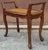 Mid 20th Century Refinished French Provincial Louis XV Style Walnut Bench With a Caned Seat For Sale - Image 10 of 14