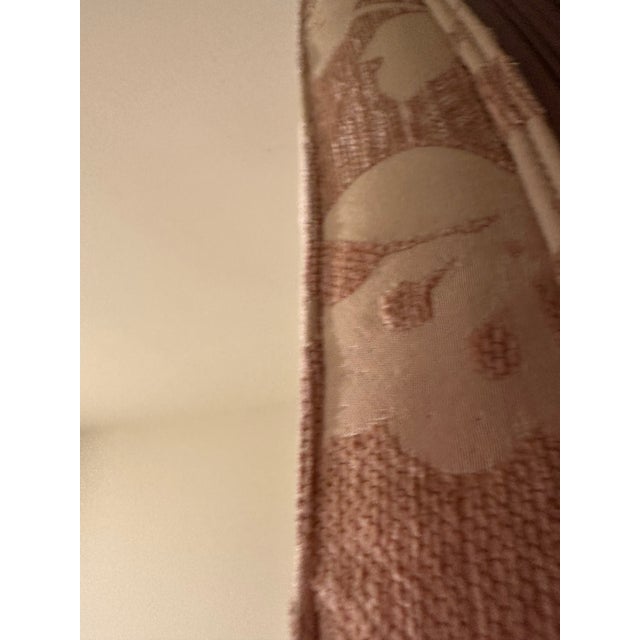 2010s Carved Wood Karges Benches With Neutral Plush Upholstery -a Pair For Sale - Image 5 of 9