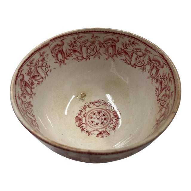 Antique French Boch Freres Bowl For Sale