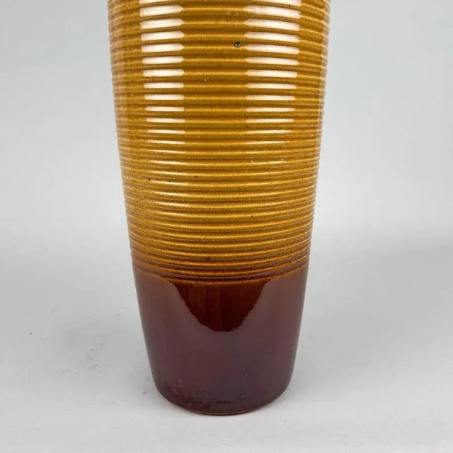 1960s Large Mid-Century Ceramic Floor Vase, Czechoslovakia, 1960s For Sale - Image 5 of 7