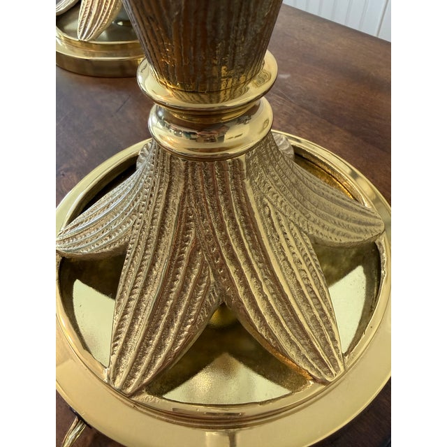 Kaeder Leuchten Brass and Crystal Lamps For Sale - Image 9 of 12