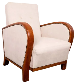 Vintage Art Deco Hungarian Armchair, 1930s
