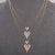 Metal Rocks With Soul White Gold Large Elongated Diamond Heart For Sale - Image 7 of 12
