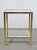 Vintage Regency Two-Tone Serving Trolley in Brass & Glass, 1970s For Sale - Image 9 of 9