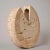 Circular travertine sculpture 40cm diameter (16 inch) aprox.