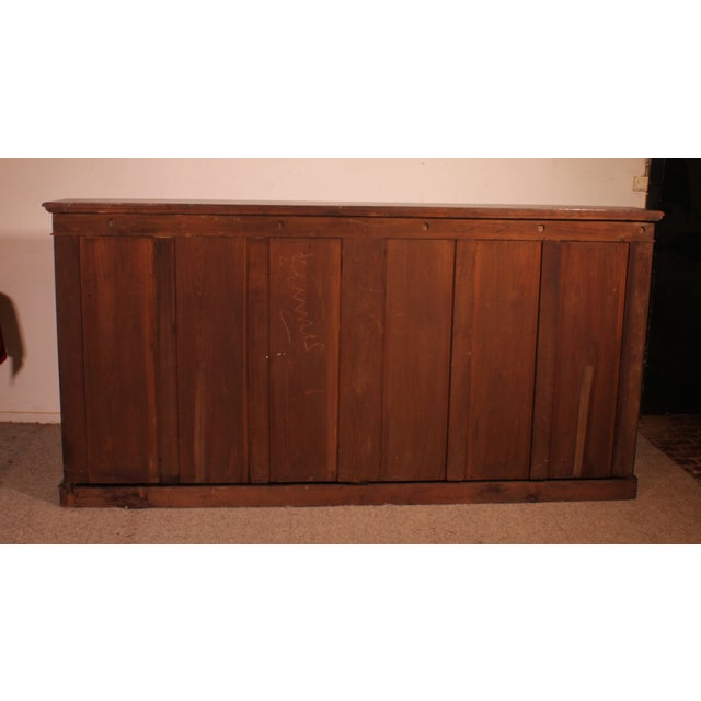 19th Century Large Mahogany Open Bookcase For Sale - Image 10 of 13