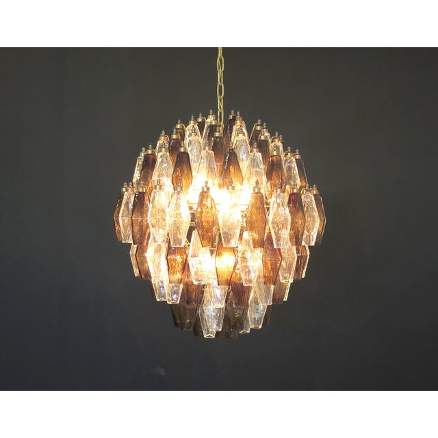 Spherical Murano Poliedri Candelier, 1990 For Sale - Image 9 of 15