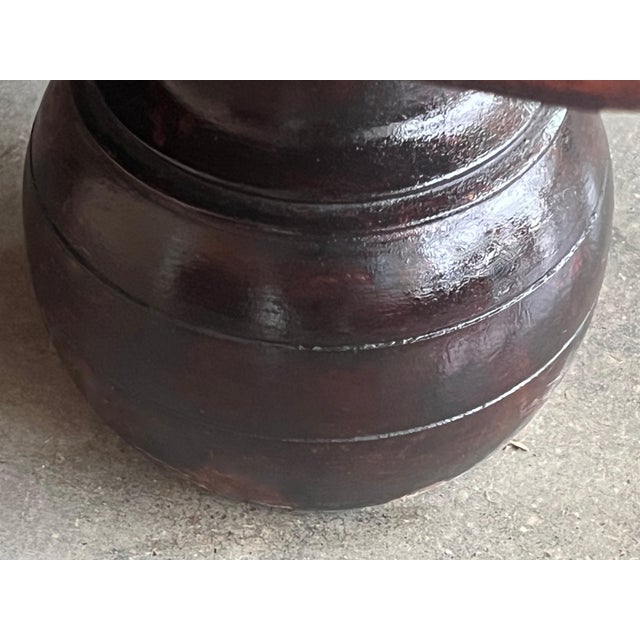 Antique 18th Century Oak Dutch Baroque Cushion Cabinet For Sale - Image 9 of 18