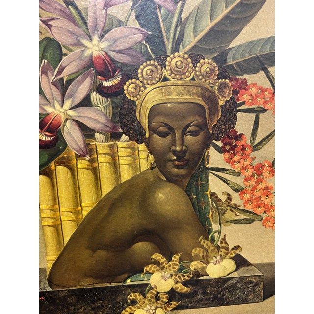 Cosmo De Salvo “Bali Beauties” Lithograpgh Print For Sale - Image 4 of 8