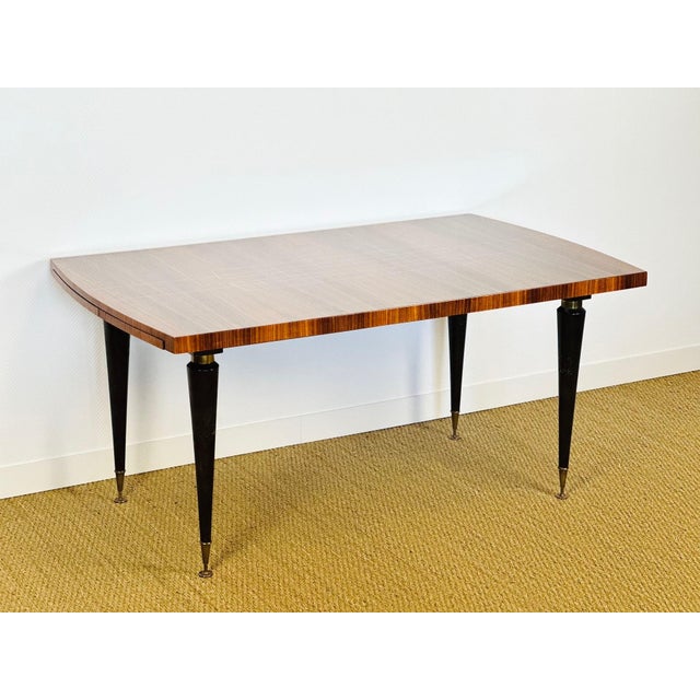 Art Deco Walnut Dining Table, 1940 For Sale - Image 16 of 16