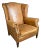 Vintage Wingback Armchair from Schaapsleeren For Sale