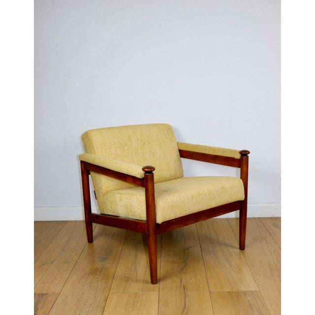 Vintage Loft Armchair in Yellow, 1970s For Sale - Image 12 of 12