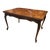 Vintage Parquet Top Refectory Table For Sale