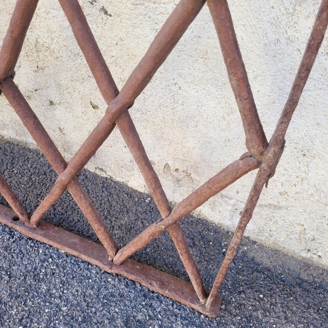 Large Wrought Iron Gate, 16th-17th Century For Sale - Image 11 of 16