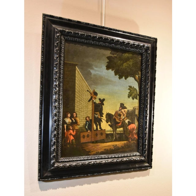 Late 18th Century Samuel Butler Hogarth, Hudibras Triomphante, 1700s, Oil on Canvas For Sale - Image 5 of 13