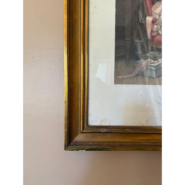 Cazenave after Boilly, L'Amour Couronné, 18th Century, Large Color Engraving, Framed For Sale - Image 8 of 18