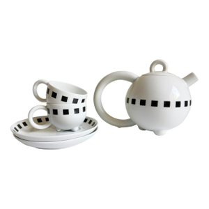 1980s Memphis Tea Set by Matteo Thun for Arzberg Porzellan, Germany - Set of 5