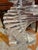 Mid Century Modern Pair Shlomi Haziza Stacked Lucite Helix Spiral Pedestals For Sale In Dallas - Image 6 of 8