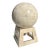 Vintage Tessellated Marble Sphere on Stand in the Style of Maitland Smith For Sale