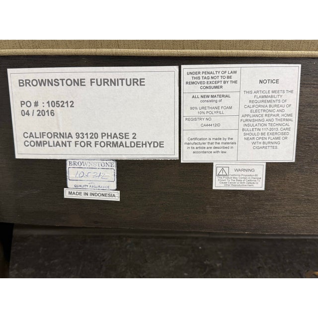 Queen Size Wood + Upholstered Headboard For Sale - Image 11 of 12