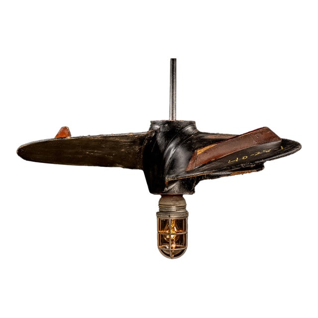 Early 20th Century Ship Propeller Mold Pendant Light For Sale
