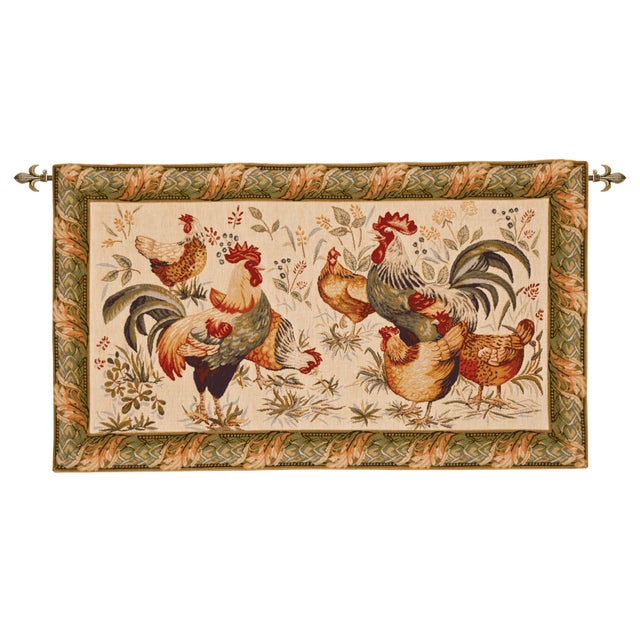This beautiful tapestry is woven on a jacquard loom by skilled weavers, keeping alive the centuries old tradition of...