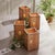 The tightly woven design and natural tones of the rattan make this hurricane stand out. Complete with a closed bottom...