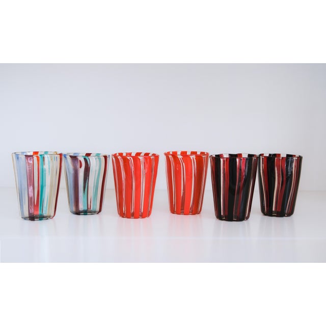 Vintage Glasses by Mariana Iskra for Ribes Studio, 2004, Set of 6 For Sale - Image 4 of 4