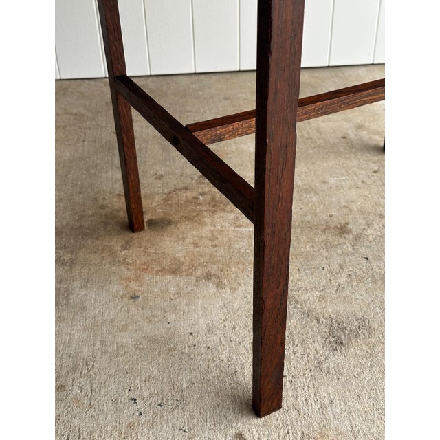 Antique 19th Century Oak Schoolhouse Writing Desk For Sale - Image 12 of 18