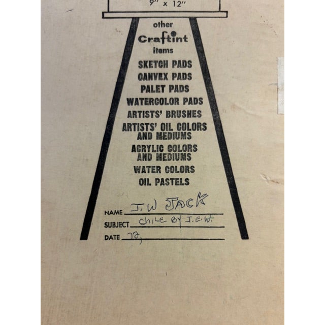 Red Folk Art Red Barn Painting - New Hampshire, Signed and Dated For Sale - Image 8 of 8