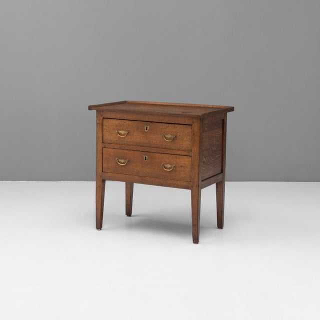 Antique Two-Drawer Chest, 1800 For Sale - Image 10 of 10