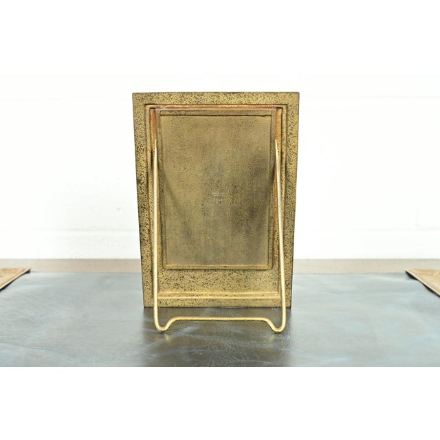 Tiffany Studios New York Adam Pattern Bronze Doré Picture Frame For Sale - Image 9 of 13