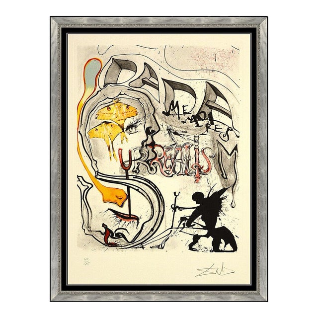 1970s Angel of Dada Surrealism, Salvador Dalí For Sale