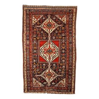 Antique Kaskay Thin Knot Rug For Sale