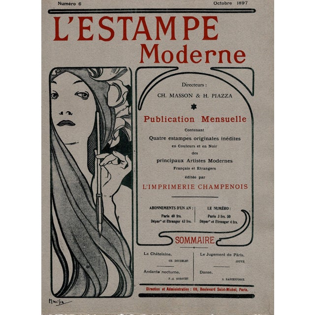 Armand Rassenfosse, Dance, 1897, Lithograph on Paper For Sale - Image 8 of 10