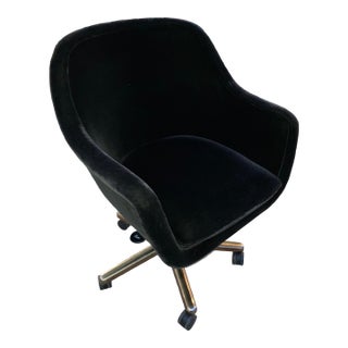 Bronze Base Bumper in Black Mohair Ward Bennett For Sale