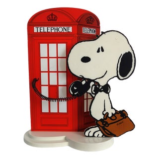 Vintage Snoopy Desk Lamp from Nuova Linea Zero, 1980s For Sale