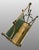 Mid 20th Century French Brass & Smokey Gray Glass Magazine Rack Attr. To Maison Bagues / Jansen, France For Sale - Image 5 of 9