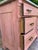 Antique Rustic Eastlake Spoon Carved Pink Commode W Marble Top For Sale In Seattle - Image 6 of 11