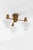 Hans Bergström Ceiling Lamp in Brass and Opaline Glass attributed to Hans Bergström, 1940s For Sale - Image 4 of 10