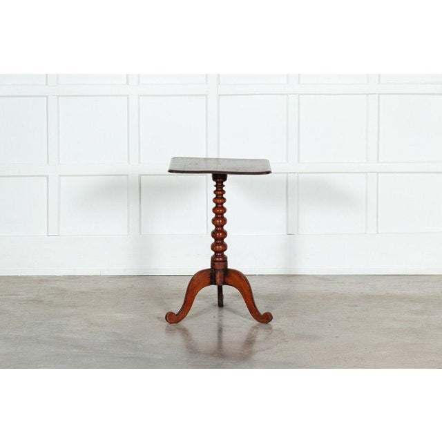 Irish Cherry Bobbin Tea Side Table, 1780 For Sale - Image 14 of 16